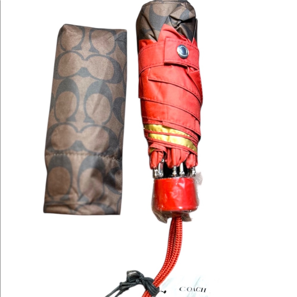 Coach Signature Mini Umbrella